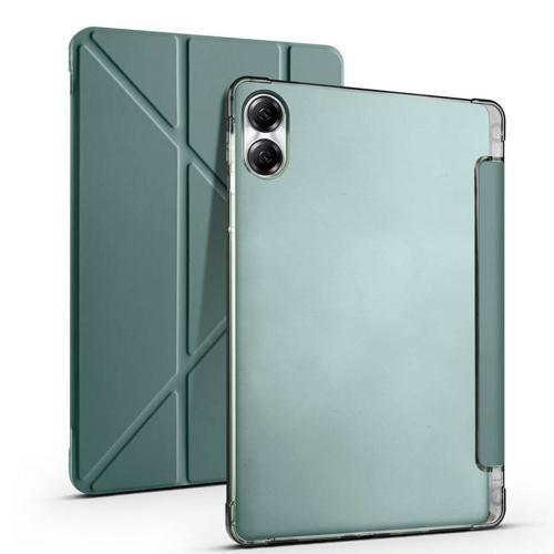 Honor X8 Pro 11.5' Yatay ve Dikey Standlı Köşe Korumalı Kalemlikli Origami Silikon Kılıf