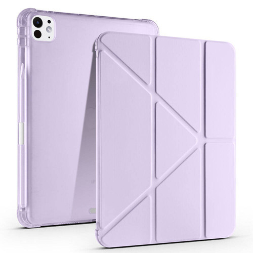 Apple iPad Pro 11 3.Nesil Yatay ve Dikey Standlı Antishock Kalemlikli Origami Silikon Kılıf A2377