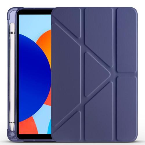 Huawei Matepad SE 11 (2023) Yatay ve Dikey Standlı Köşe Korumalı Kalemlikli Origami Silikon Kılıf