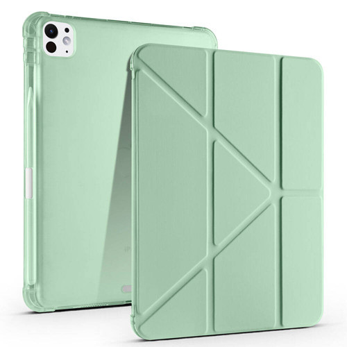 Apple iPad Pro 11 3.Nesil Yatay ve Dikey Standlı Antishock Kalemlikli Origami Silikon Kılıf A2377