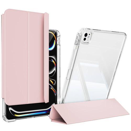 Apple iPad Pro 12.9 Inc 6. Nesil (2022) Manyetik Standlı Shockproof Kalemlikli Hybrid Kılıf A2436