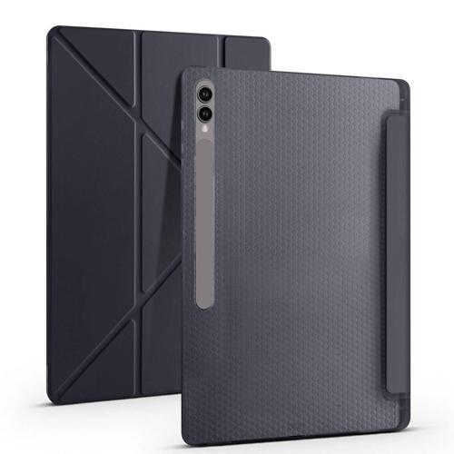 Samsung Galaxy Tab S8 Yatay ve Dikey Standlı Antishock Kalemlikli Origami Silikon Kılıf SM- X700