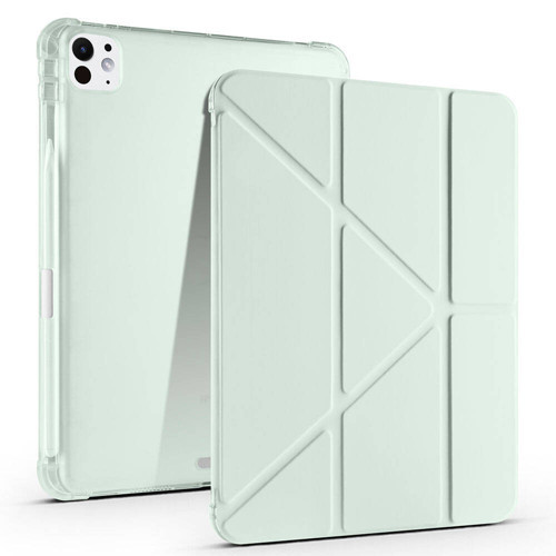 Apple iPad Pro 11 4.Nesil Yatay ve Dikey Standlı Antishock Kalemlikli Origami Silikon Kılıf A2759