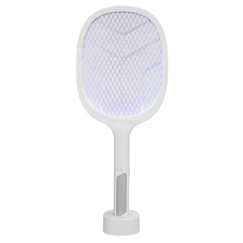 Asonıc As-a25, Beyaz-gri, 3000v, Raket Tipi, Uv Mor Işıklı, 1200mah, Bataryalı, Şarj Edilebilir, Sin