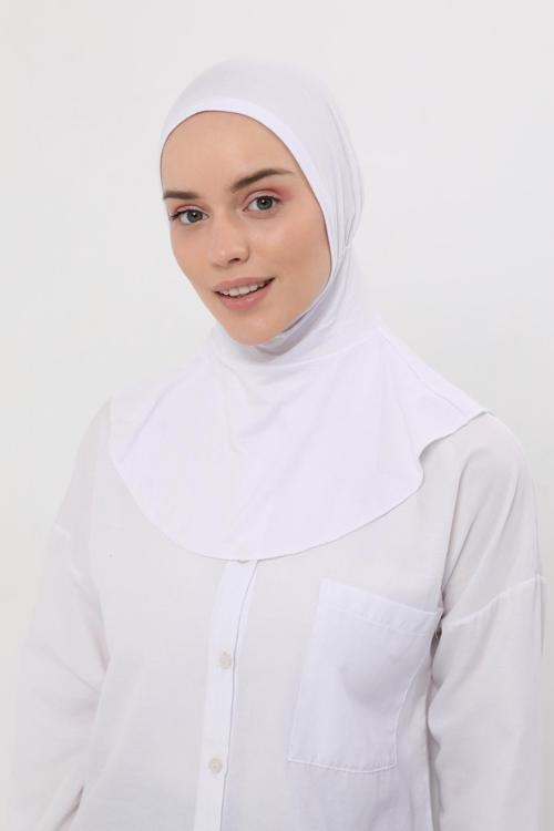 Kadın Tesettür Pratik Boyunluklu Bone - Sporcu Bone