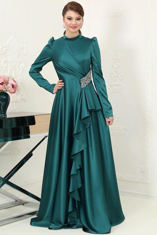 Nazende Tesettür Abiye Zümrüt