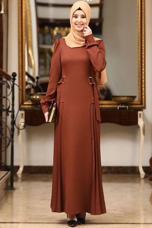 Arya Elbise Kahverengi