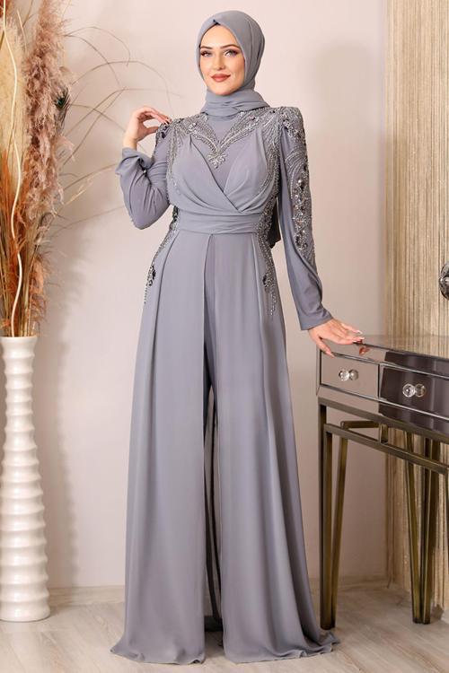 Güneş Tulum Gri Pie1555