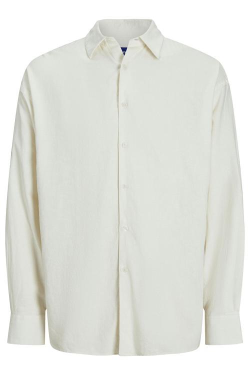Jack & Jones Originals Jorparos Pamuklu Oversize Uzun Kollu Erkek Gömlek 12271106 KREM