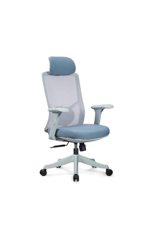 River Gri Premıum Lüks Profesyonel Ergonomik Konforlu Şık Trend Çalışma Yönetici Koltuğu