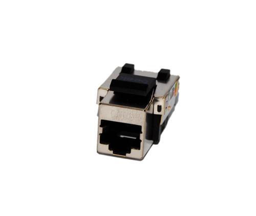 BN-KJ6-S0-PR CAT6 Jack Zırhlı Ftp Tip Rj45 Gümüş Renkli Zırhlı Keystone Jack