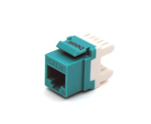 BN-KJ6-U0-A Cat 6 250Mhz Turkuaz Beyaz Keystone Jack