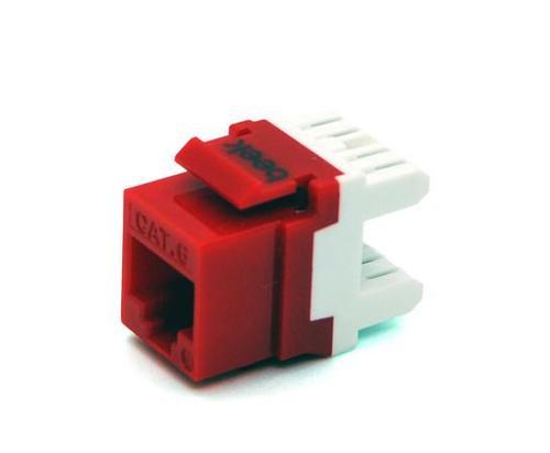 BN-KJ6-U0-R Cat 6 250Mhz Kırmızı Beyaz Keystone Jack