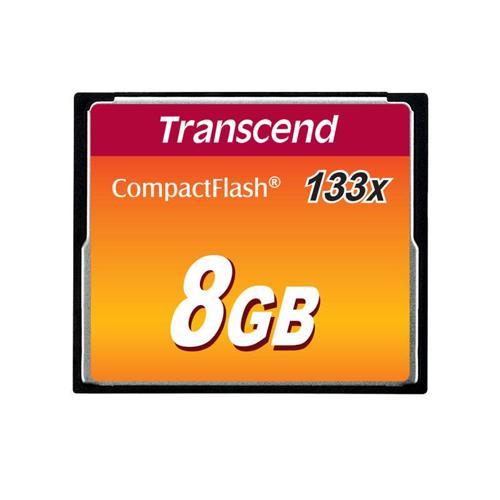TS8GCF133 8 GB CF133 133X 50/20Mb/s CompactFlash Hafıza Kartı