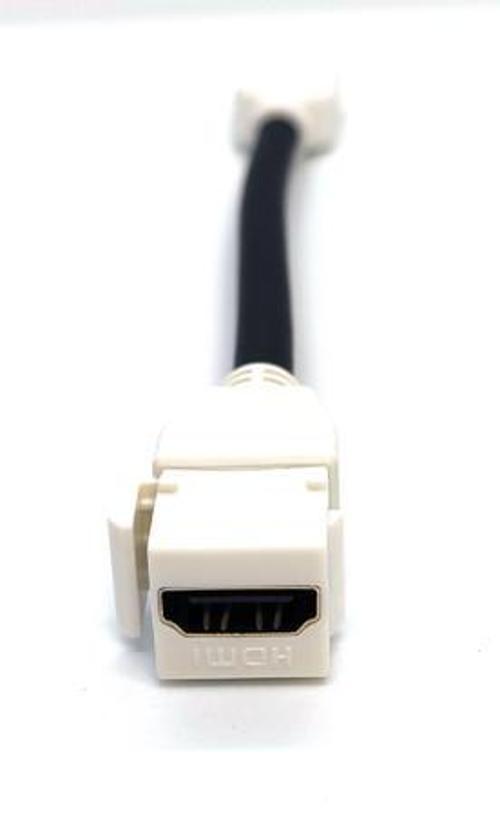 BN-KJ-HDMIA-CB10 HDMI to HDMI Dişi-Dişi Beyaz Keystorejack Konnketör