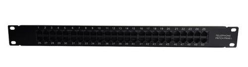 BN-PP-C3-50 50 Port CAT3 RJ45 8P4C LSA 1U Patch Panel