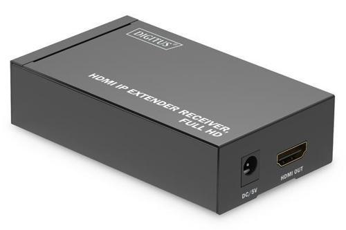 Digitus DS-55518 HDMI to RJ45 HDMı IP Exdender Receiver Full HD