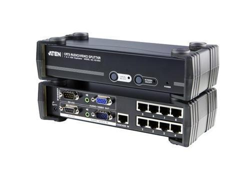 VS1508T 150 - 450 Mt 8 Port CAT to VGA Audio RS232 VGA Çoklayıcı Splitter