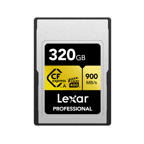 LCAGOLD320G-RNENG 320 GB 900-800Mb/s CF Express Type A Compact Flash Kart
