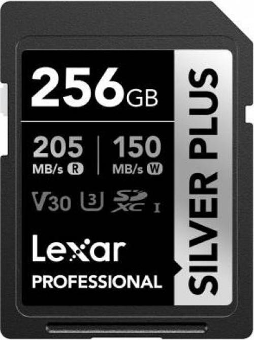 LSDSIPL256G-BNNNG 256 GB 205-150Mb/s SDXC USH-I  C10 V30 U3 Silver Plus SD Hafıza Kartı