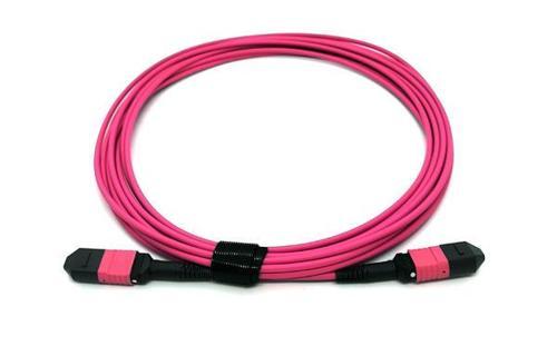 BC-FO-5MPMPB-10/4-FF 10 Mt MPO to MPO Dişi-Dişi B Croos 12 core OM4 Fiber Patch Cord Kablo