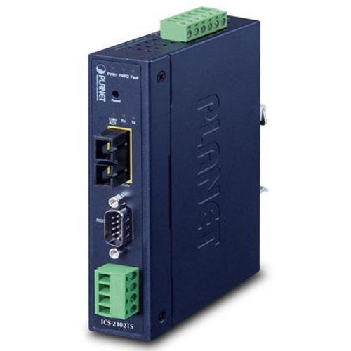 PL-ICS-2102T 1 Port RS232/RS422/RS485 Serial to SC 100FX 30 Km  Media Convektör