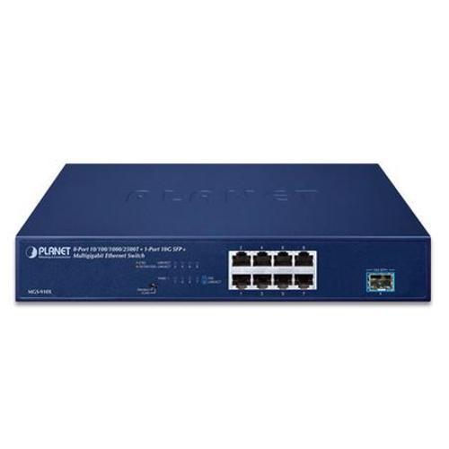 PL-MGS-910X 8 Port Gigabit 1 Port 10G SFp+ Multi Gigabit Ethernet Switch