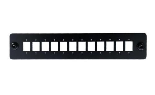 BN-FP191U-QL-24LCD 24 Port LC DX 1U  2x Fiber Patch Panel