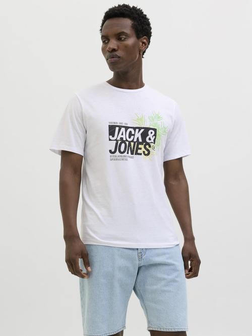 Jack & Jones Erkek Basic Tişört – %100 Pamuk, JJJAXON Modeli 