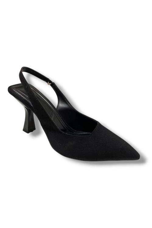 C-Shoes 809-25 Arkası Açık Kısa Topuk Kadın Ayakkabı