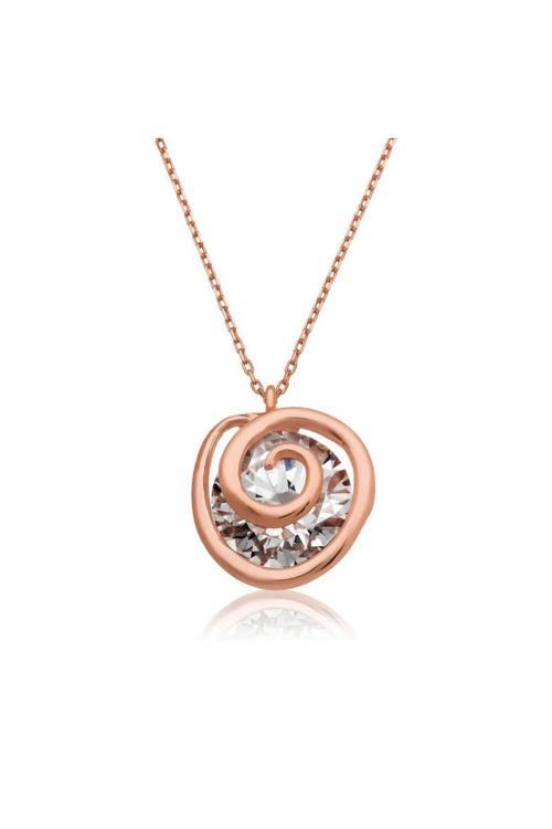 Gümüş Rose Aşk Döngüsü  Kolye