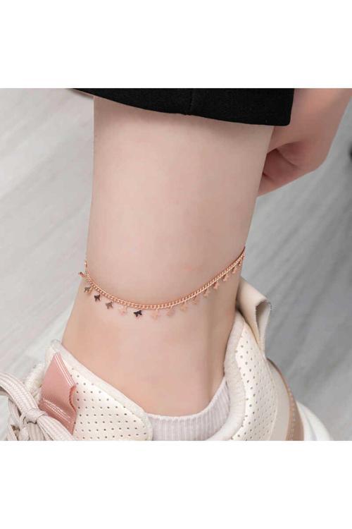 Gümüş Rose Kelebek Halhal