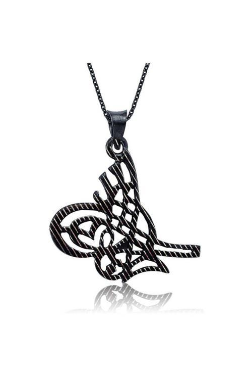 Gümüş Tuğra Kolye