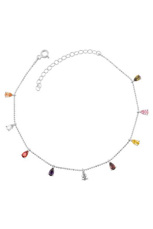 Gümüş Renkli Damla Kadın Halhal