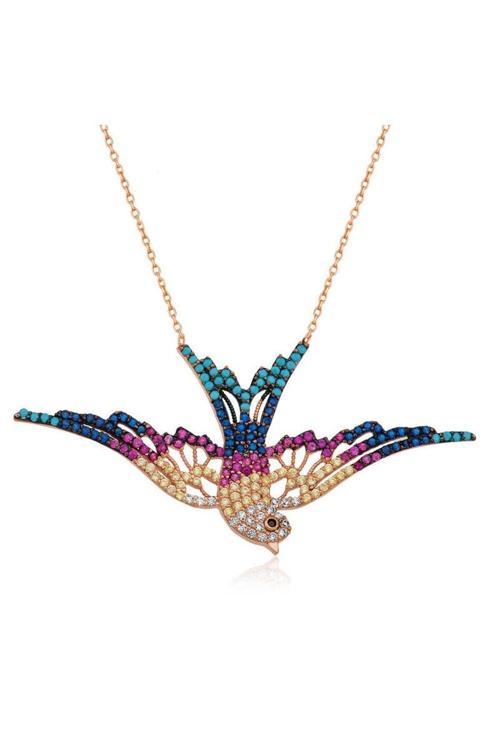 Gms Kırlangıç Gümüş Kolye