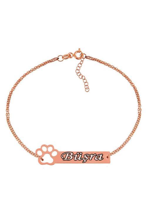 Gümüş Rose Kişiye Özel İsimli  Bileklik  Br0580017Mr