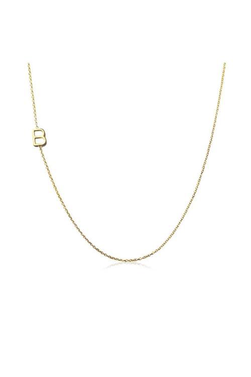 Gümüş Harfli Kolye