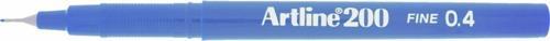 Artline İnce Uçlu Yazı Ve Çizim Kalemi Fineliner 0.4 MM Koyu Royal Mavi EK-200 (12 Li Paket)