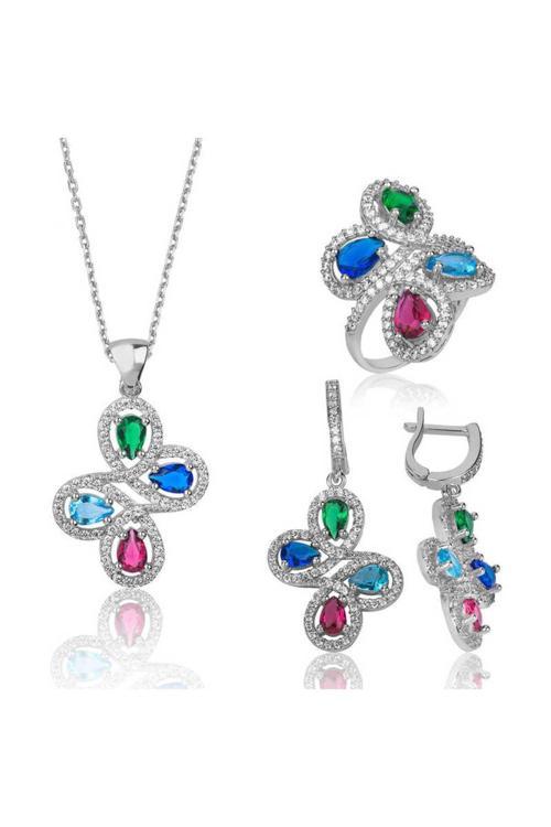 Gümüş Renkli  Set