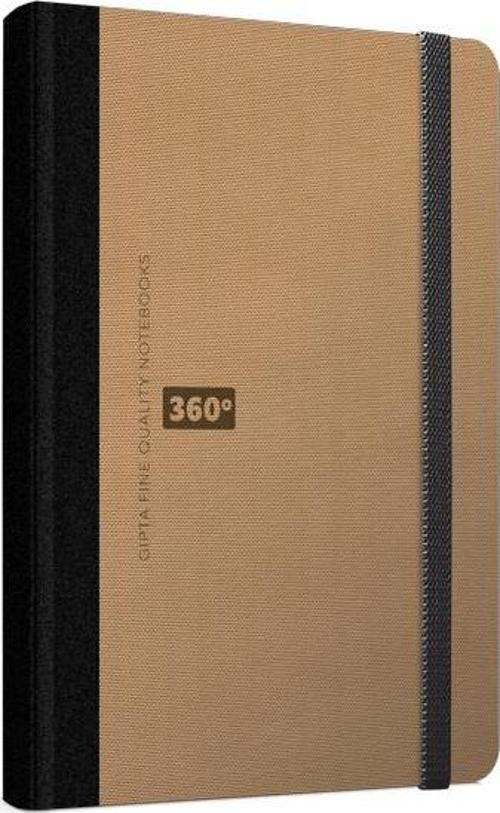 360 Deri Kapak Not Defteri 9X14Cm 120 Yaprak Çizgili Asorti (3 Lü Paket)