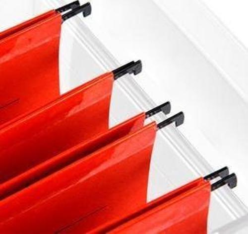 Askılı Dosya Telli Plastik Kırmızı 50 Li ( 1 Paket 50 Adet)