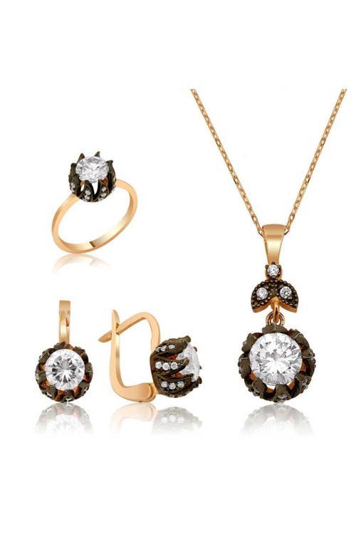 Gümüş Elmas Model Lale Set