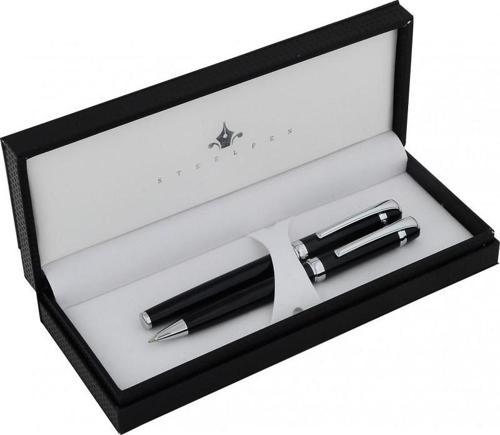 Steelpen 184 Dolma Kalem + Tükenmez Kalem Set