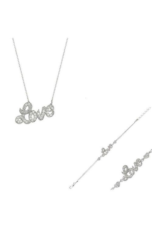 Gümüş Love Set