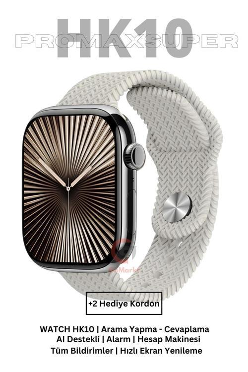 Watch 10 Özellikli Hk10 Promax Akıllı Saat Türkçe Menü Iphone Ve Android Uyumlu