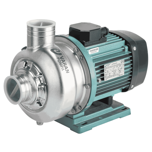 Varan DWB 300/1.5T Tek Kademe Paslanmaz Santrifüj Pompa 2 HP / 1.5 kW, Trifaze 380 V (AISI 304)