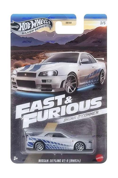 Brian O'Conner 3/5 - Hot Wheels Nissan Skyline GT-R (BNR34) (1/64) Fast & Furious