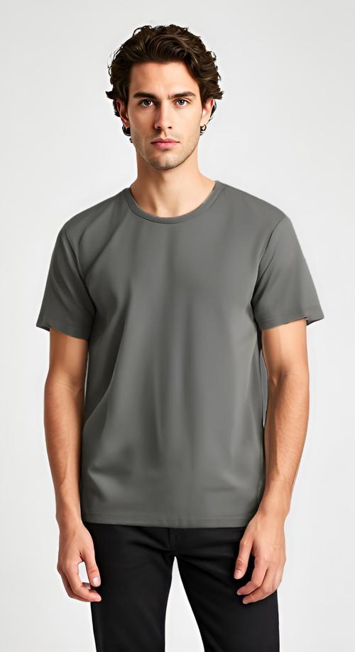 Baymen Yüksek Kalite %100 Pamuk Esnek Bol Tshirt