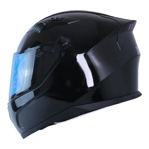 Motosiklet Kask Ece 22.R06 Double Vizörlü Full Face Motor Kaskı Black