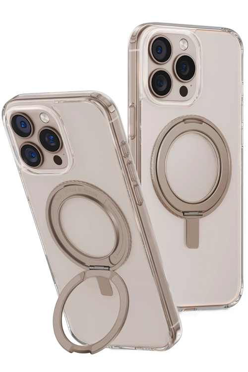 İphone 16 Pro Max Kılıf Swivix 360 Dönerli Hibrit Polikarbonat Magsafe Özellikli (MagClick™) Kapak